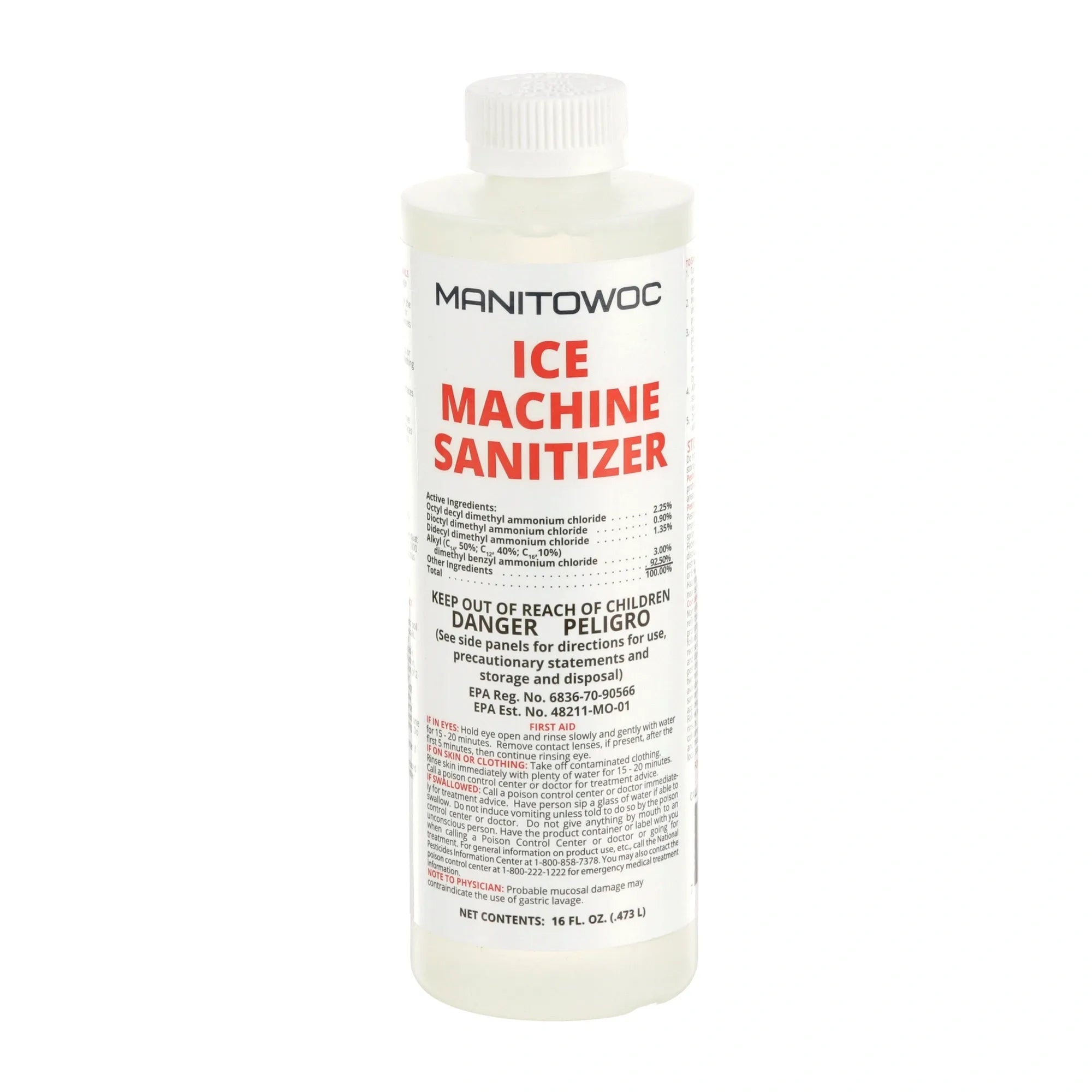 000005164 Manitowoc - Ice Machine Sanitizer 16oz alternate view 1 000005164 Manitowoc - Ice Machine Sanitizer 16oz alternate view 1